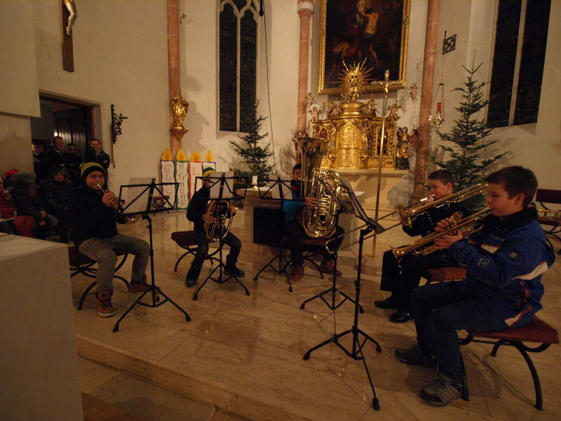 Jugendensemble der Stadtmusikkapelle Liezen anlässlich der Adventbegegnungen